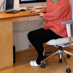 デスクトップ用 キャスター付 PCスタンド(サンワダイレクト)