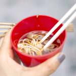 大人の流しそうめん